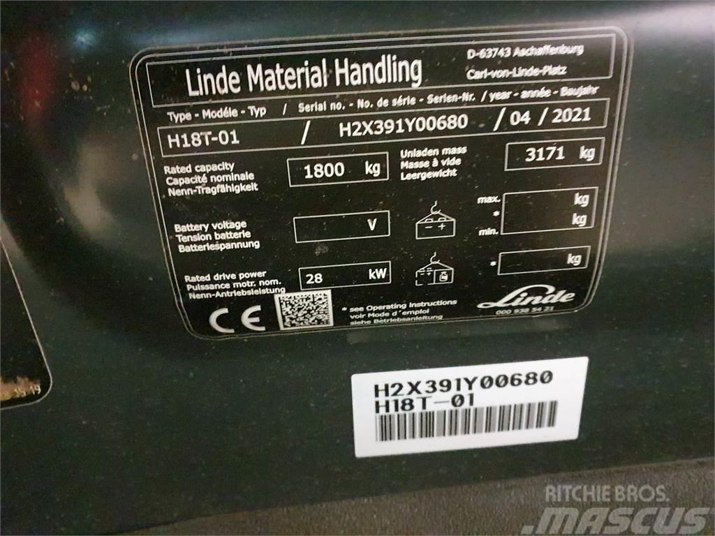 Linde H18T LPG heftrucks