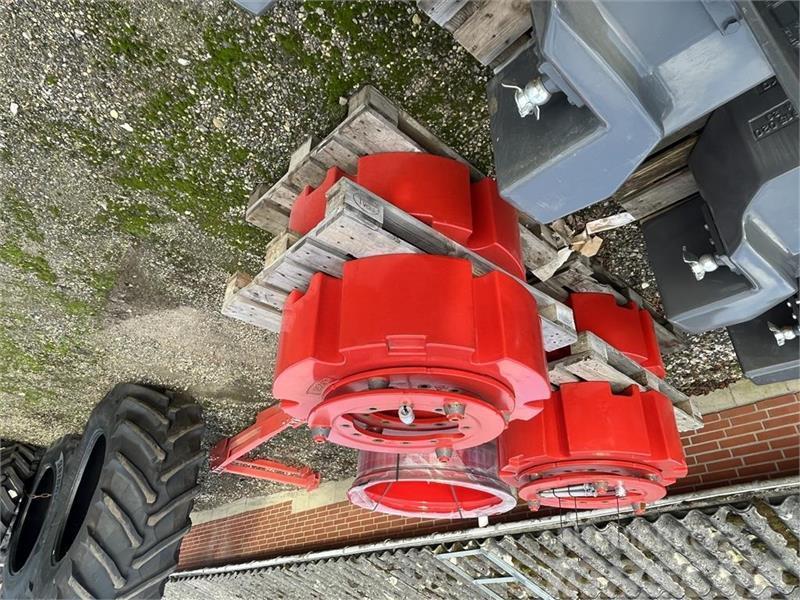 Fendt 2 X 1000 KG hjulvægte Overige accessoires voor tractoren