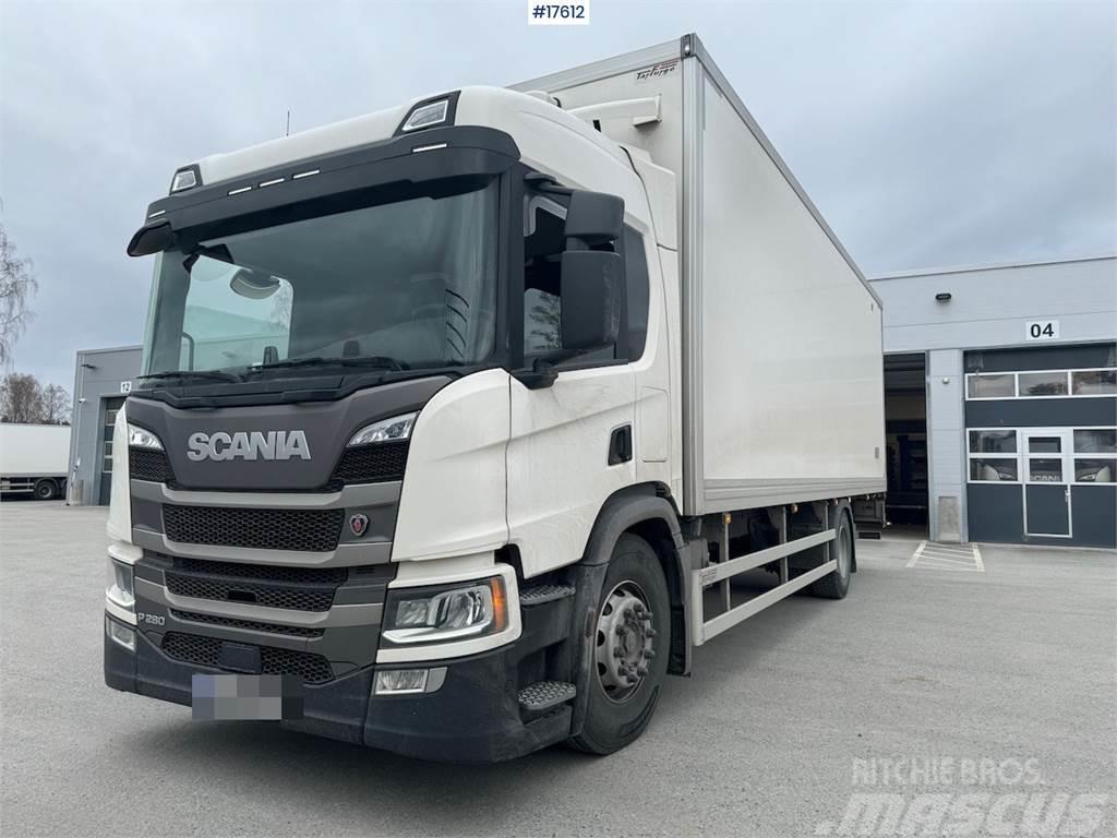 Scania P280 4x2 Box truck. WATCH VIDEO Bakwagens met gesloten opbouw