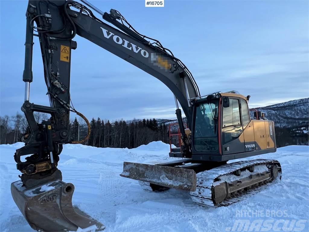 Volvo EC160EL crawler excavator w/ rototilt and grader b Rupsgraafmachines
