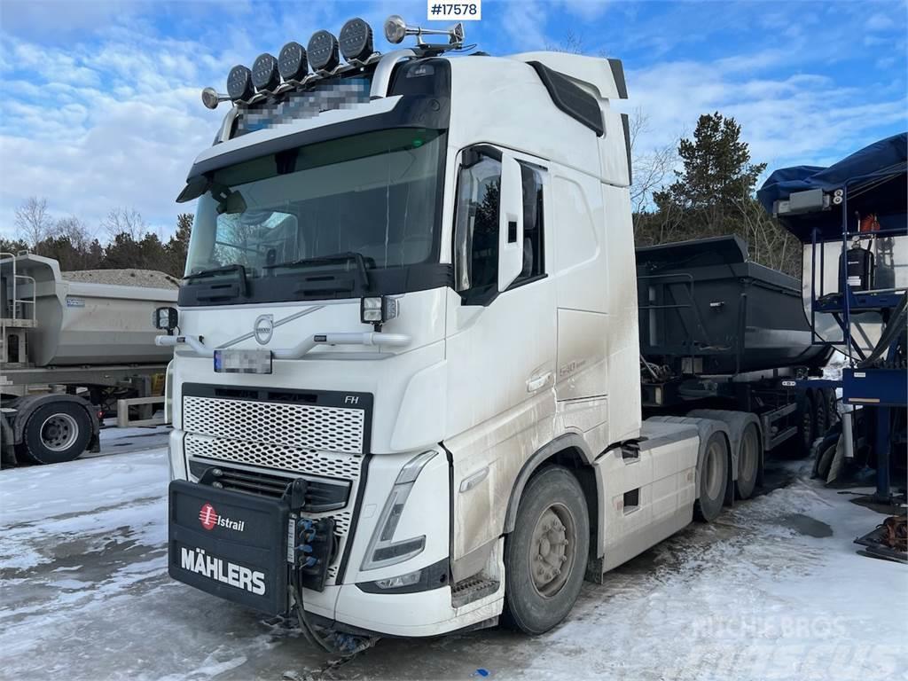Volvo FH 540 6x4 Plow rig tractor w/ hydraulics and only Trekkers