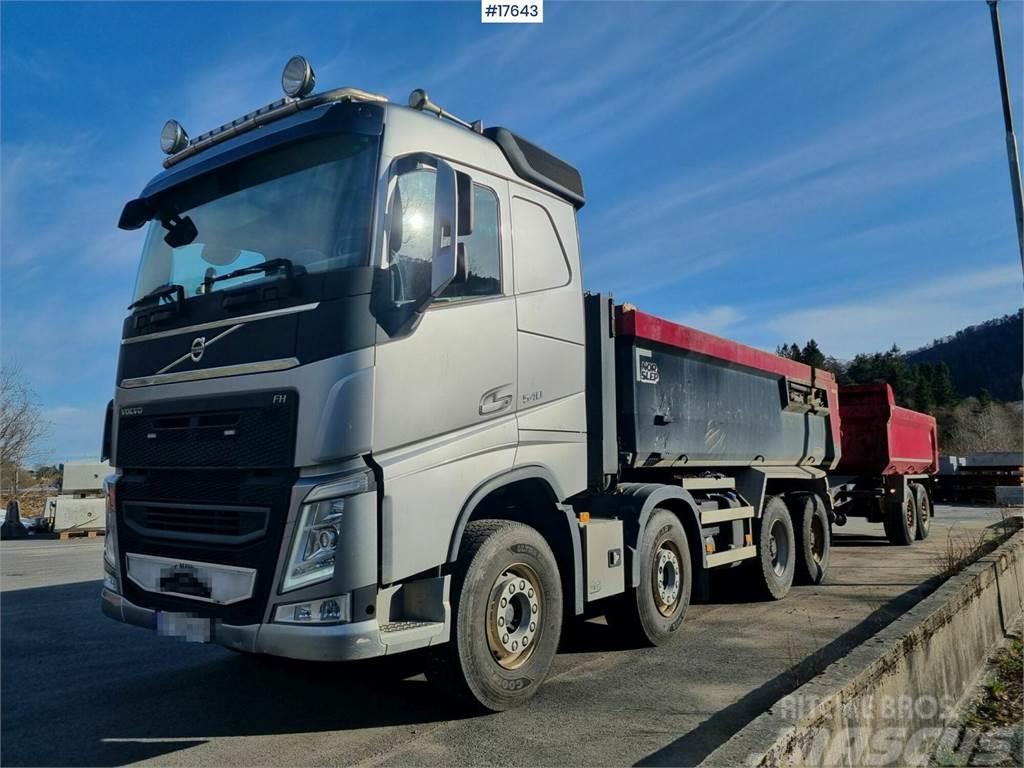 Volvo FH 540 8x4 with low mileage for sale with tipper. Kipper