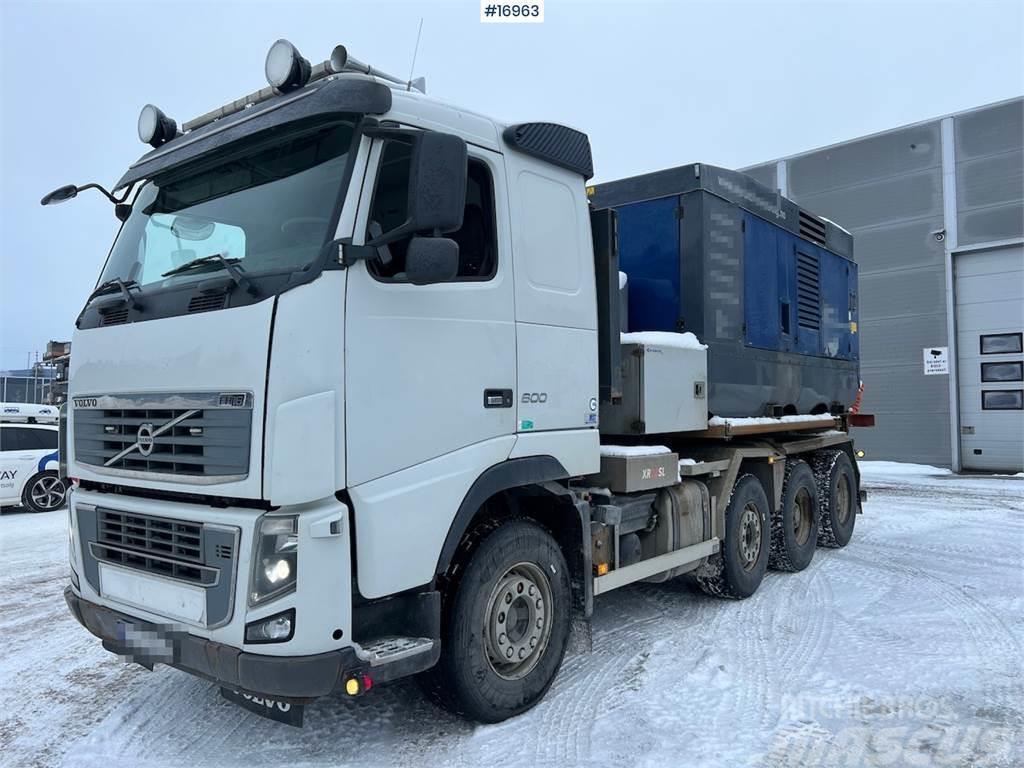 Volvo FH16 tridem hook truck w/ 24T Hiab Multilift hook  Vrachtwagen met containersysteem