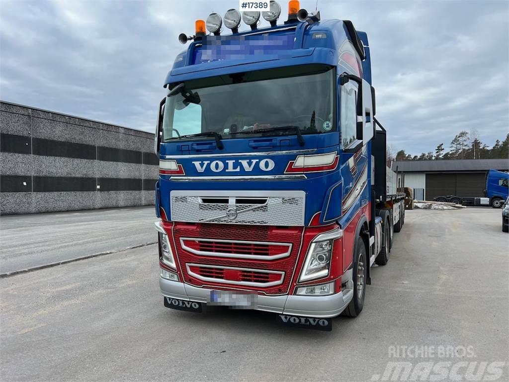 Volvo FH540 6x2 crane tractor w/ 18 t/m 2012 palfinger c Vrachtwagen met containersysteem