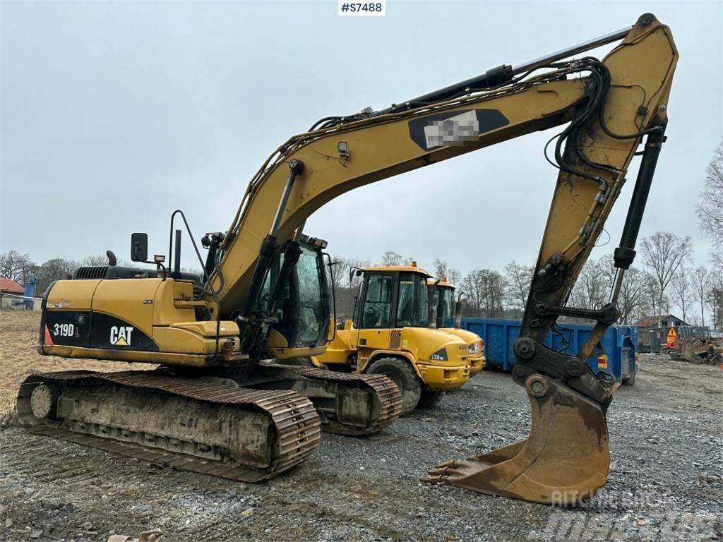 CAT 319D Excavator with rotor, digging system and gear Rupsgraafmachines
