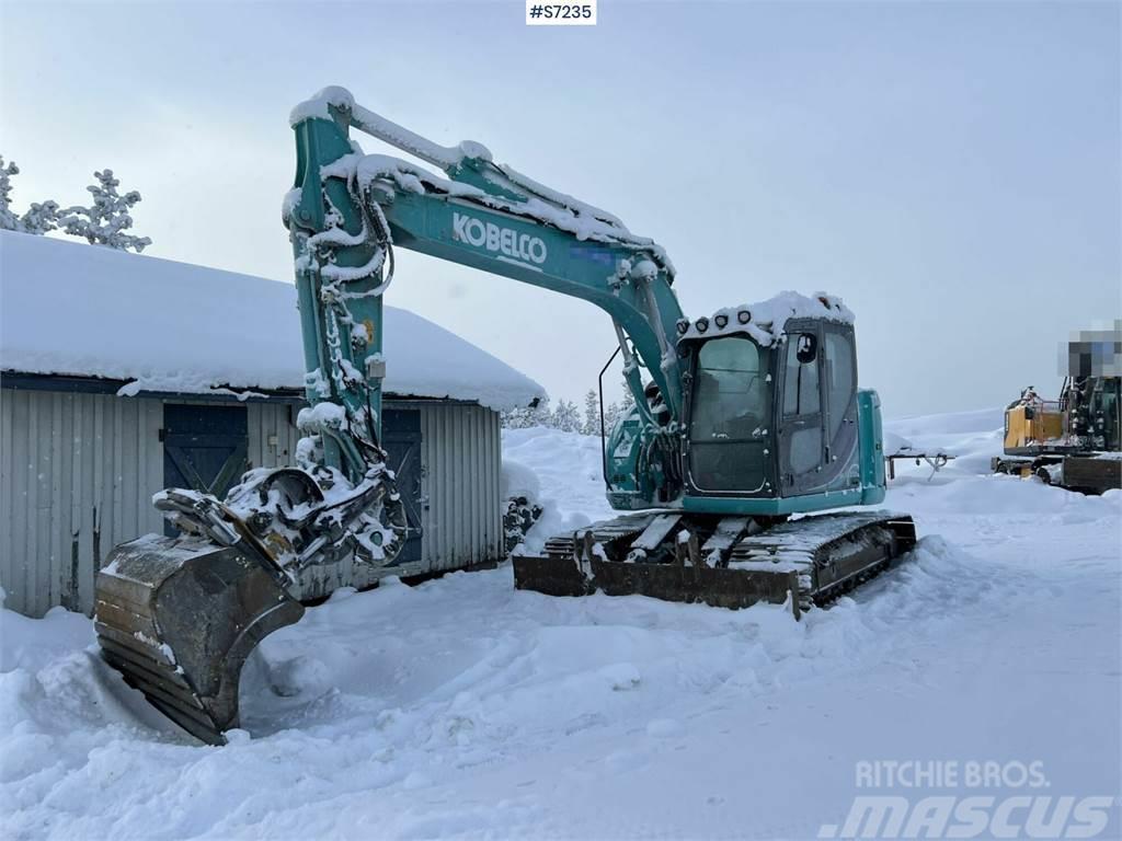Kobelco SK140 SRLC-5 Excavator with Engcon rototilt Rupsgraafmachines