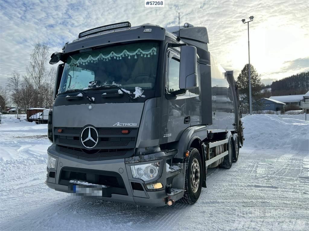 Mercedes-Benz Actros 963-0-C Garbage Truck Rear Loader SEE VIDEO Vuilniswagens