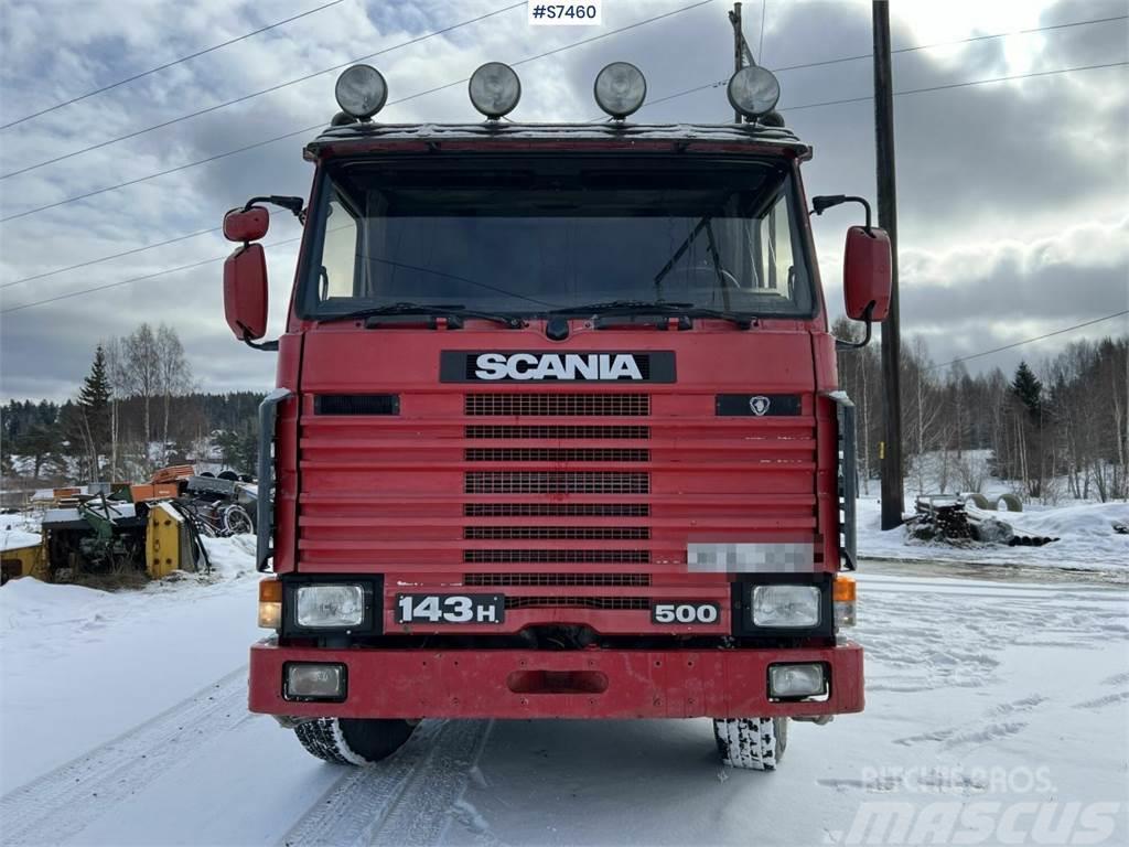 Scania R143 HL 8x2 59 with Atlas Copco XRVS466 compressor Onderhoud voertuigen