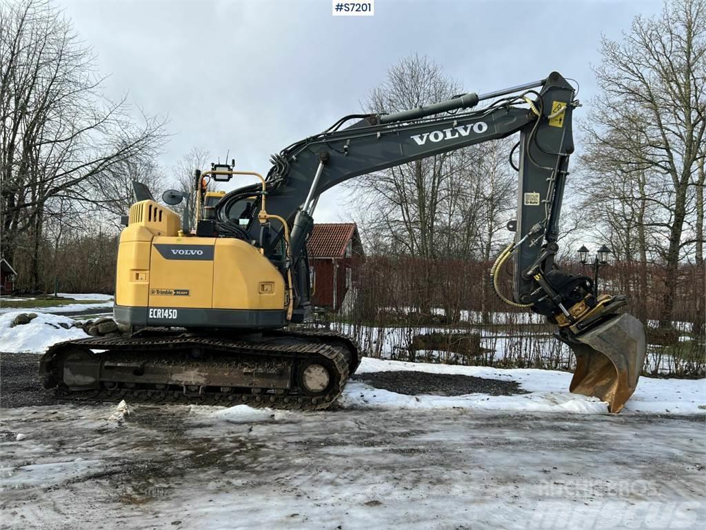 Volvo ECR145D Excavator with Engcon tiltrotator and grip Rupsgraafmachines