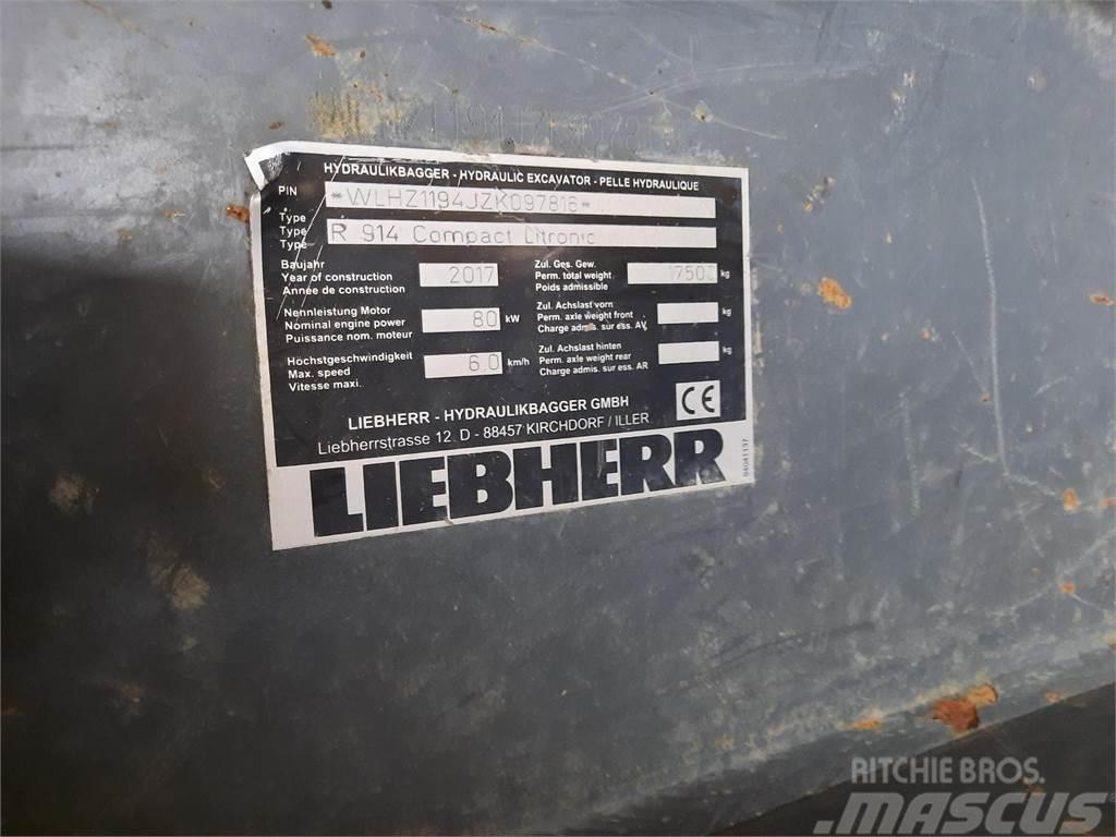 Liebherr R914 Compact Litronic Rupsgraafmachines