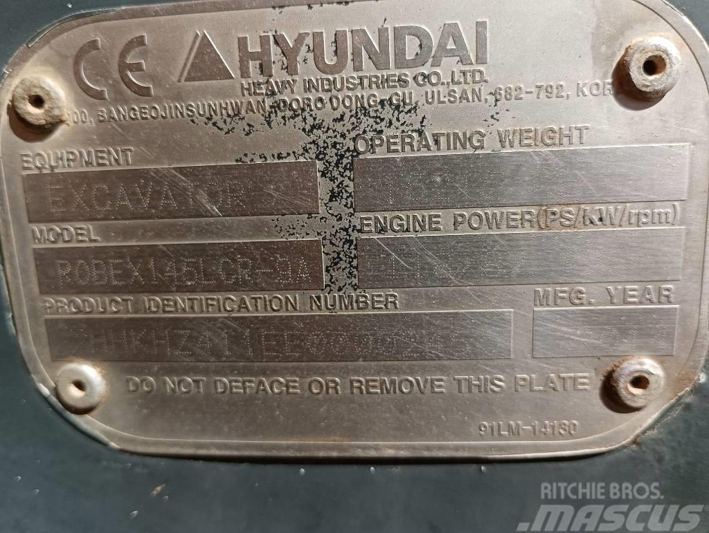 Hyundai R 145 Rupsgraafmachines