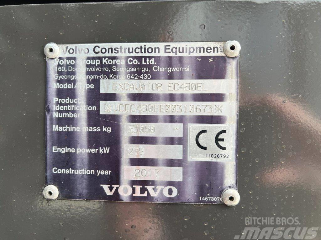 Volvo EC480EL Rupsgraafmachines