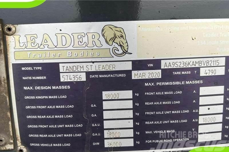  Leader Trailer Bodies 2020 Leader 40m3 Side Tipper Overige aanhangers