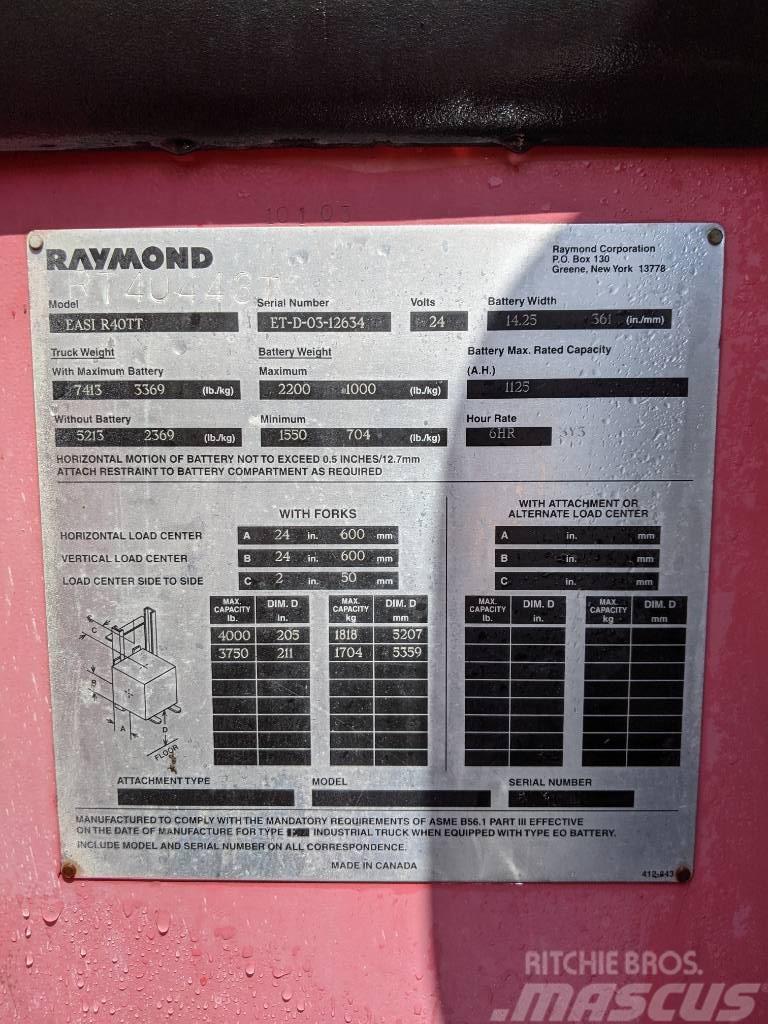 Raymond R40TT Elektrische heftrucks
