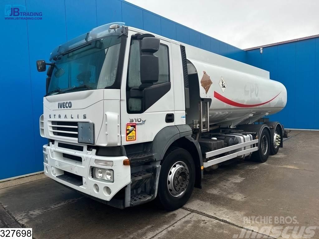Iveco Stralis 310 FUEL, 6x2, AT, 18540 Liter, 5 Comp, Ma Tankwagen