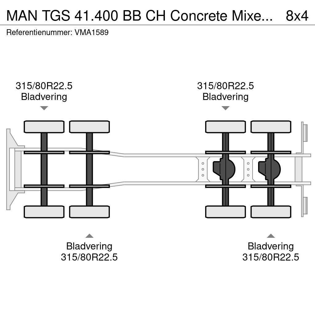 MAN TGS 41.400 BB CH Concrete Mixer (2 units) Betonmixers en pompen