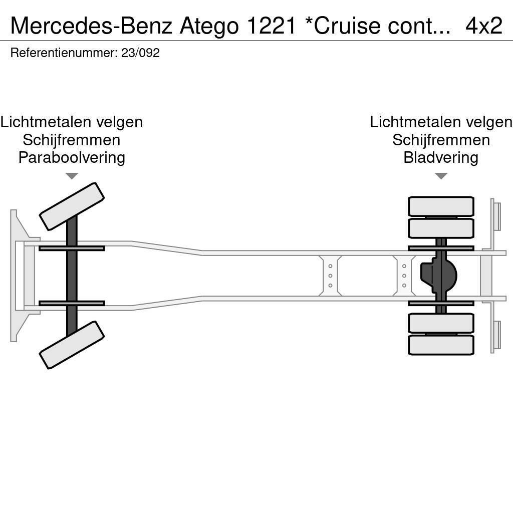 Mercedes-Benz Atego 1221 *Cruise control*Bluetooth*Elektrisch ve Koelwagens