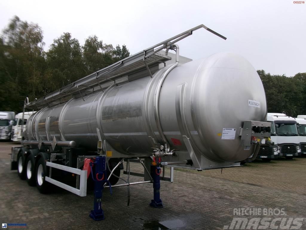  Parcisa Chemical tank inox L4BH 21.2 m3 / 1 comp + Tankopleggers