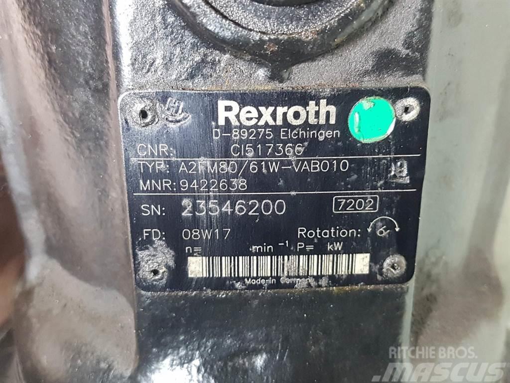 Manitou 160ATJ-CI517366-Rexroth A2FM80/61W-Drive motor Hydraulics