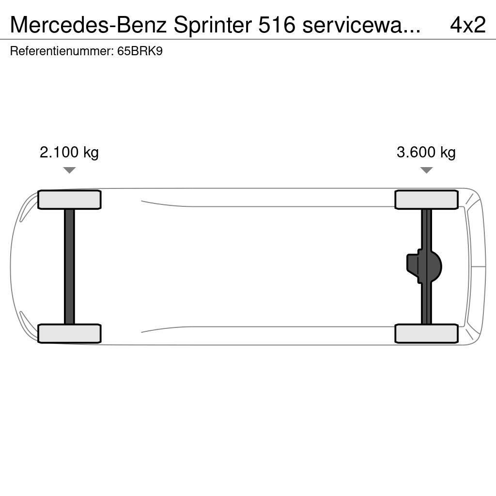 Mercedes-Benz Sprinter 516 servicewagen krachtstroom kraan Anders