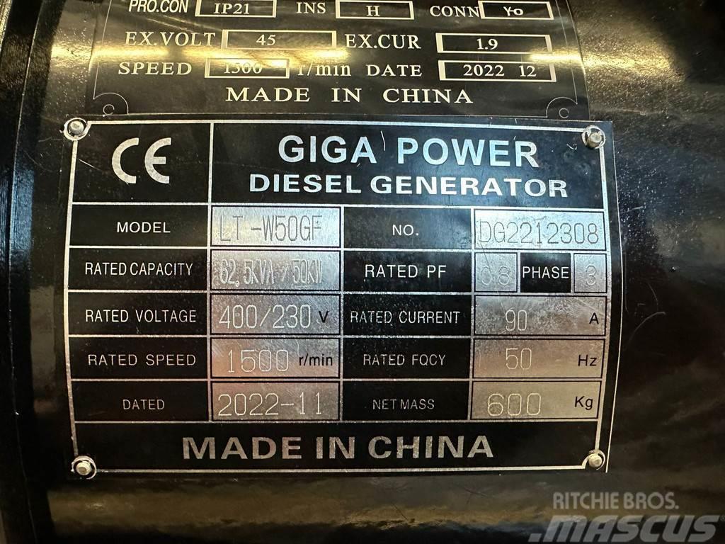  Giga power LT-W50GF 62.5KVA open set Overige generatoren