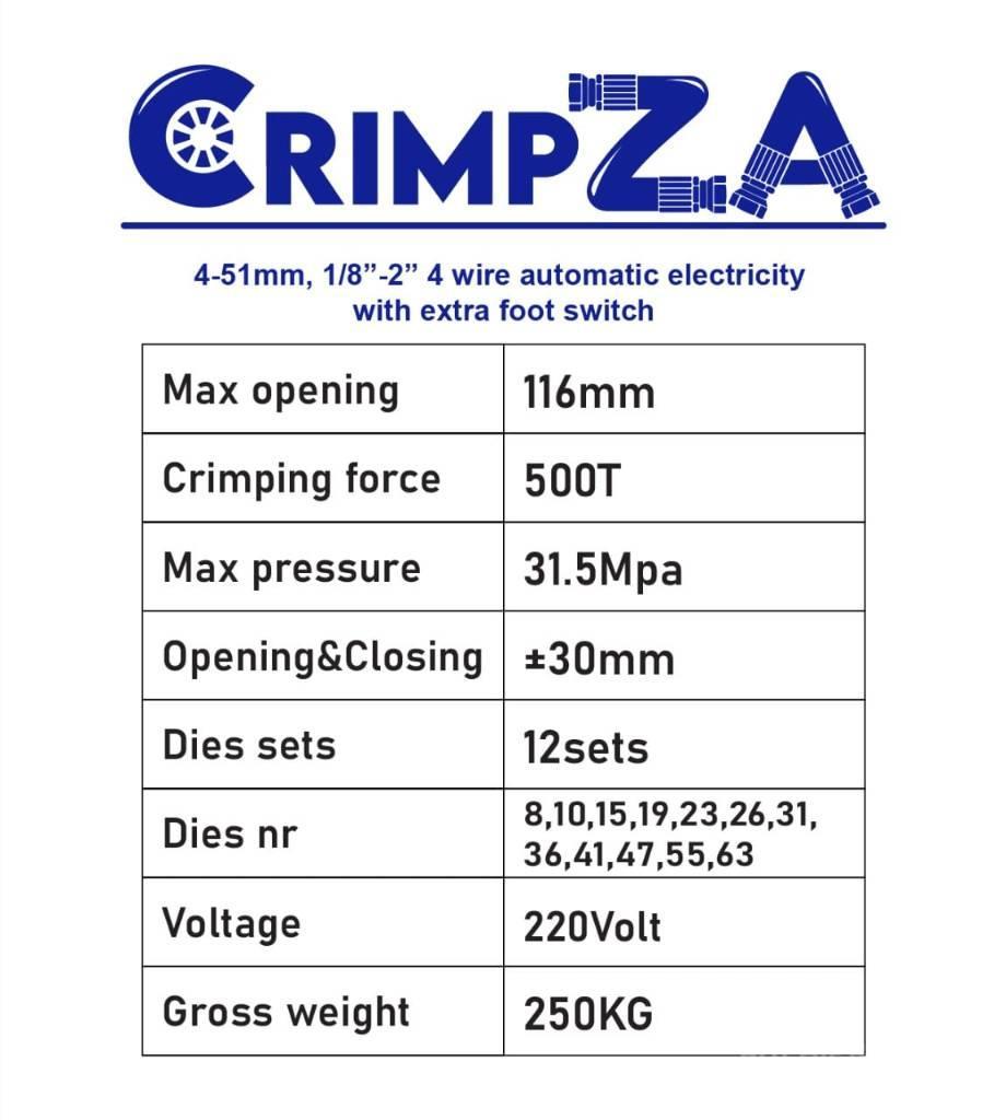  CrimpZA Crimping, Skiving, Cutting Equipment 12v/2 Anders