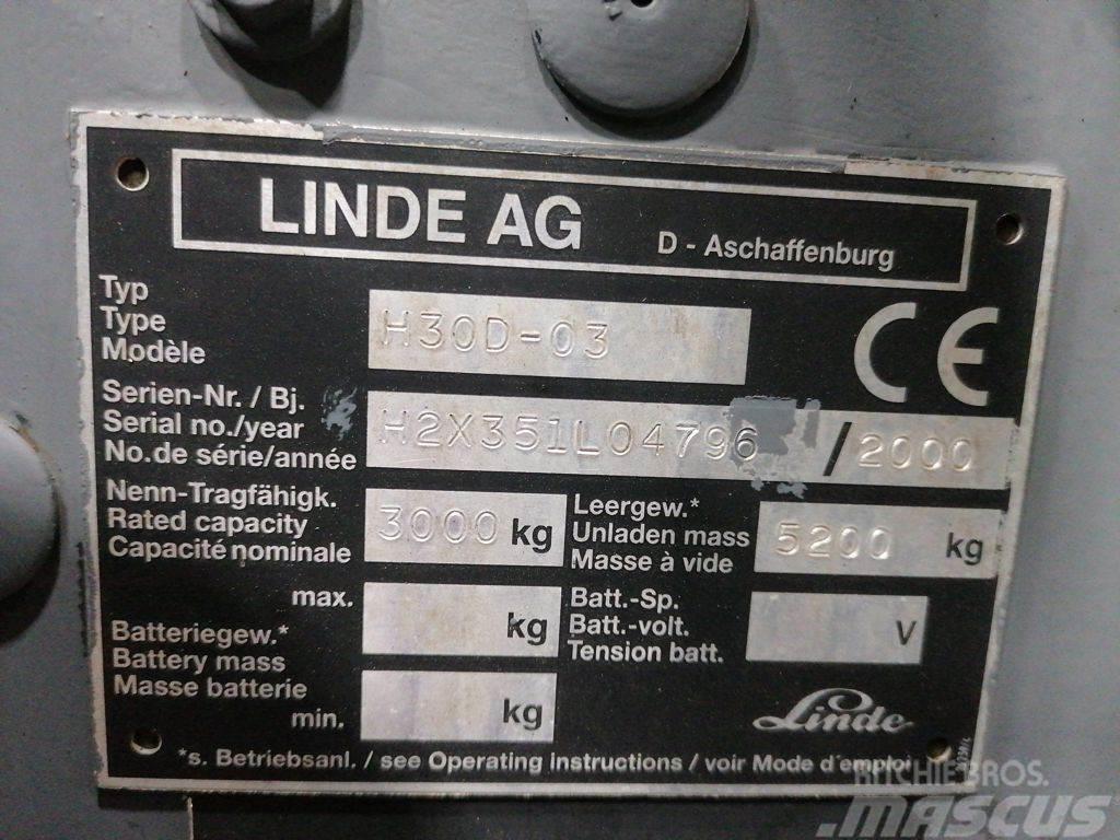 Linde H30D-03 Diesel heftrucks