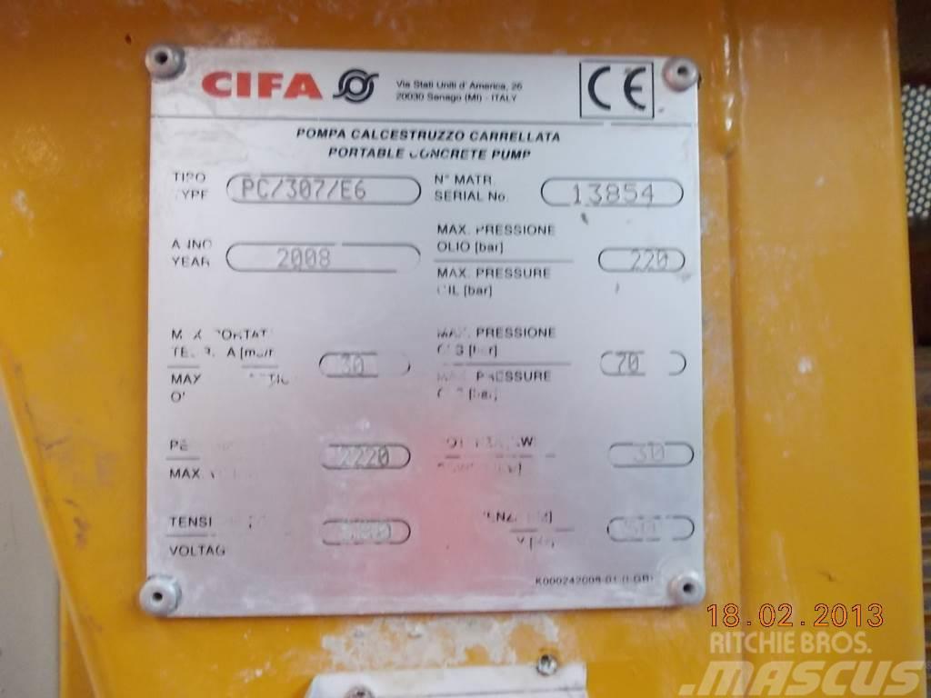 Cifa PC 307 E6 Betonpomptrucks
