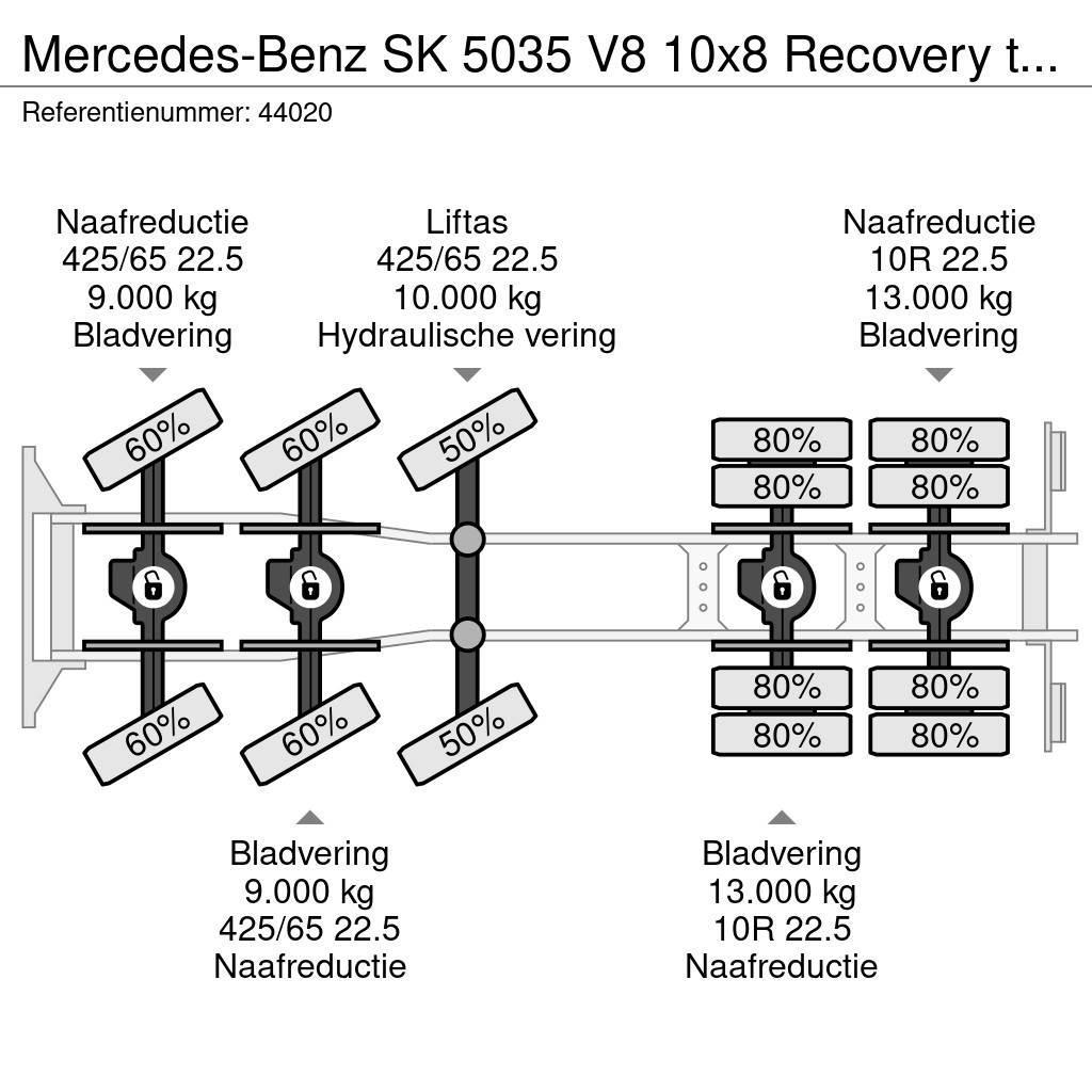 Mercedes-Benz SK 5035 V8 10x8 Recovery truck Sleepwagens