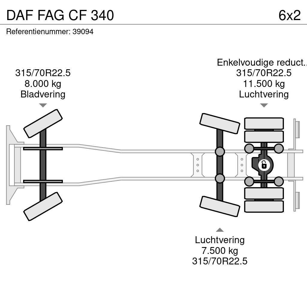 DAF FAG CF 340 Vuilniswagens