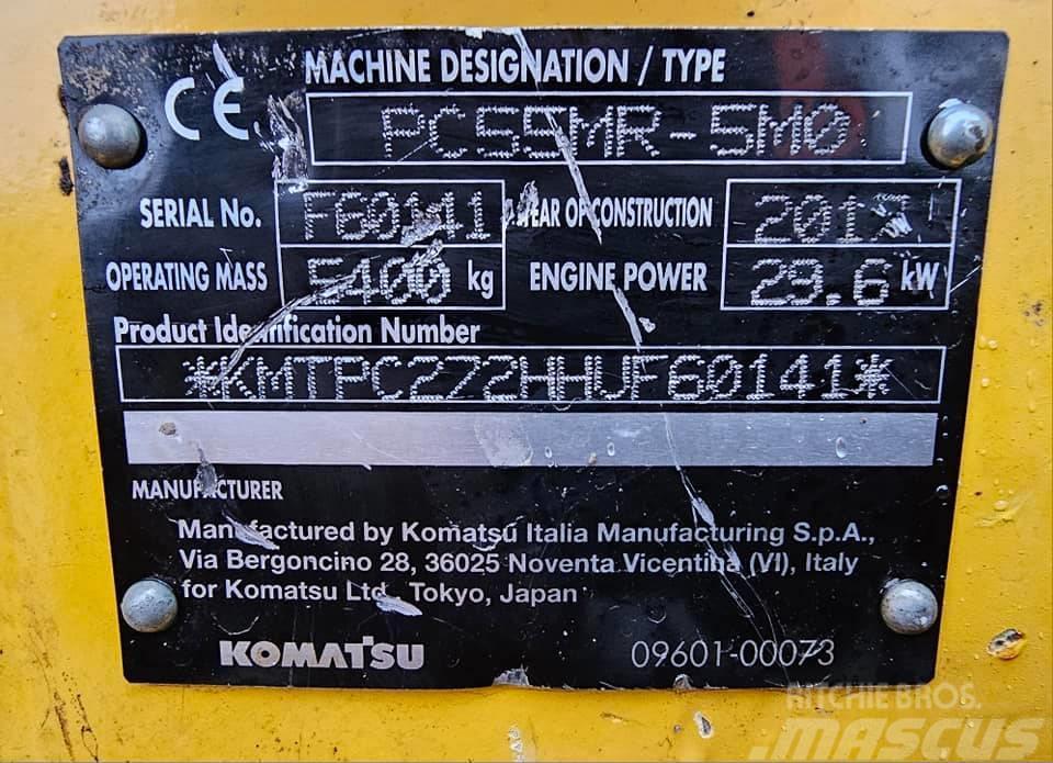 Komatsu PC55 MR-5M0 Minigraafmachines < 7t