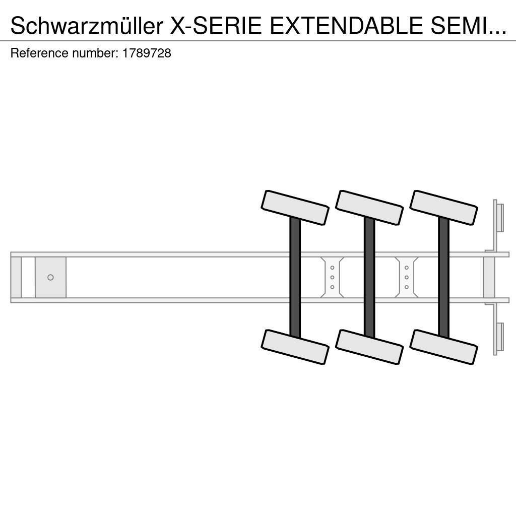 Schwarzmüller X-SERIE EXTENDABLE SEMI LOWLOADER/DIEPLADER/TIEFLA Diepladers