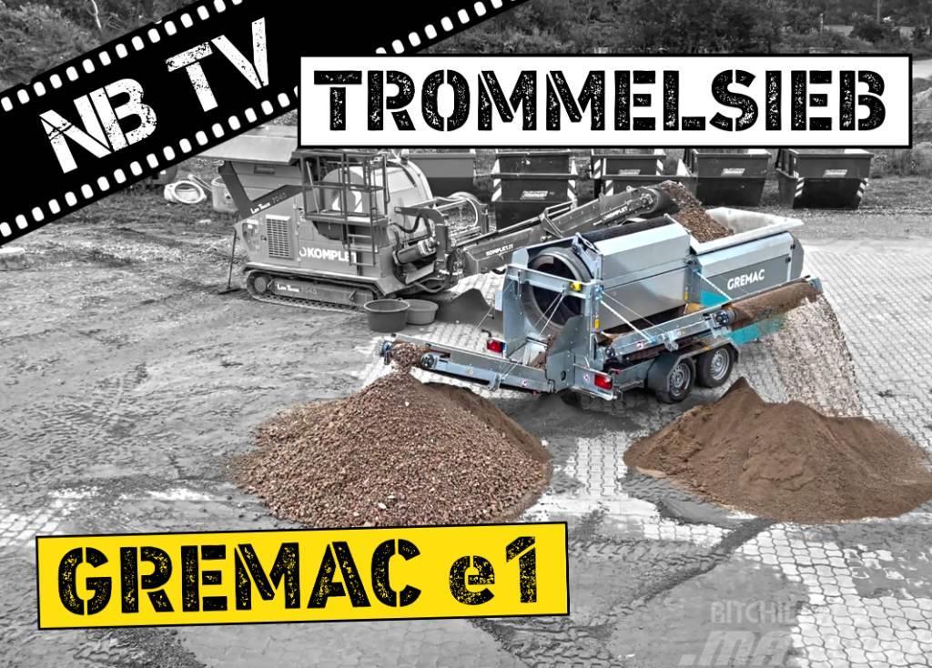 Gremac e1 Trommelsiebanlage - Radmobil Mobiele zeefinstallaties