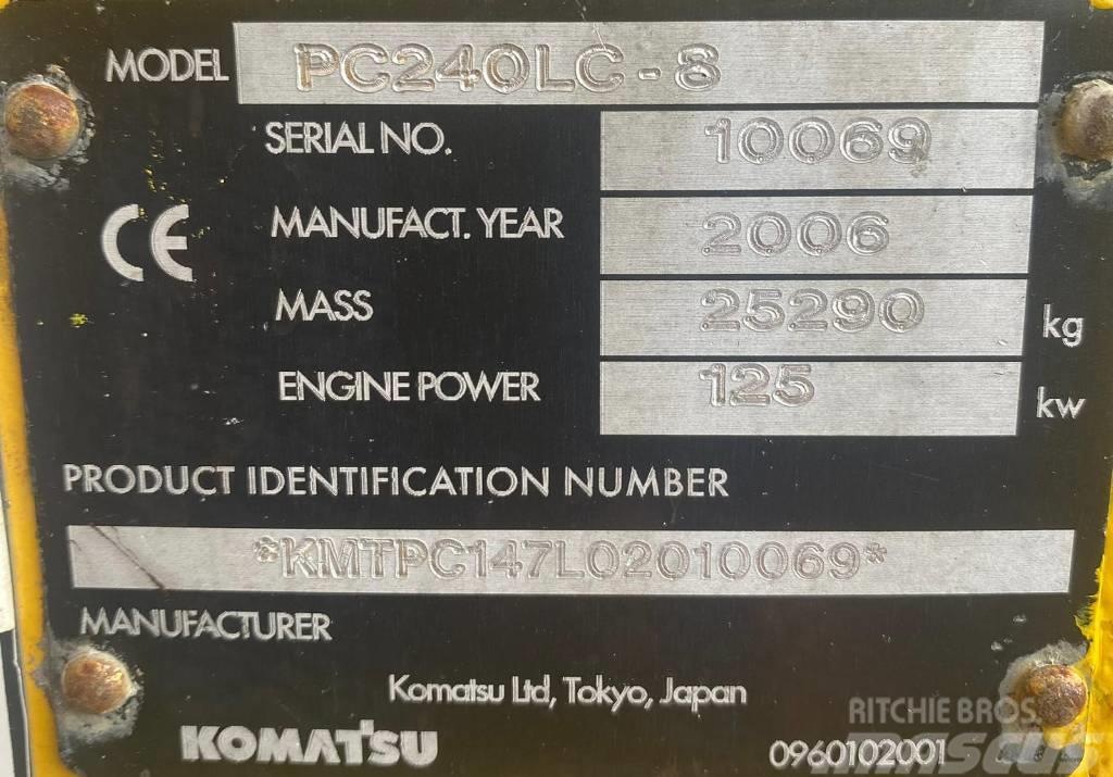 Komatsu PC 240 LC-8 Rupsgraafmachines