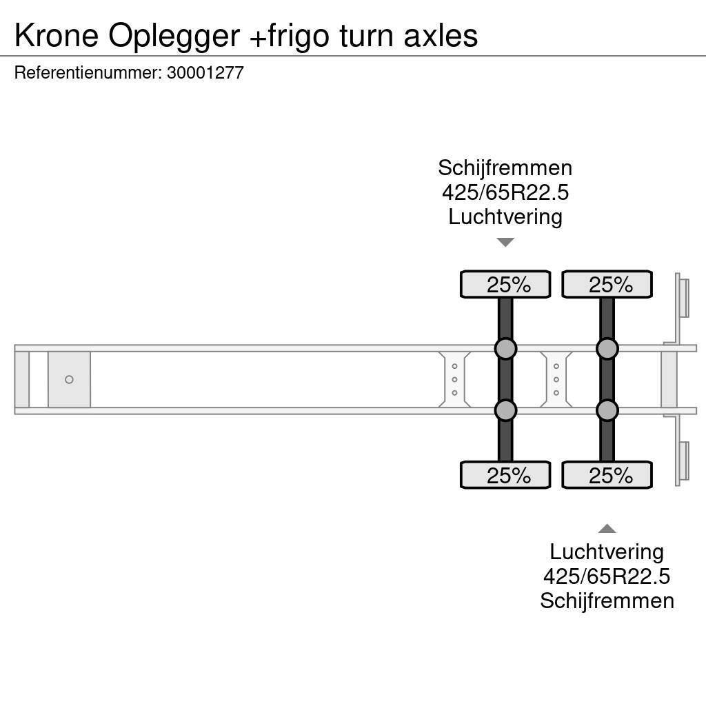 Krone Oplegger +frigo turn axles Koel-vries opleggers