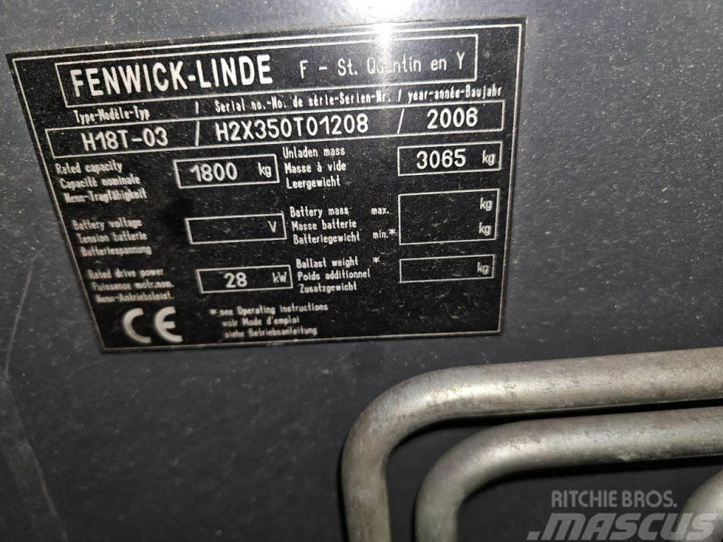 Linde H18T Heftruck - Forklift - Triplomast - LPG - FENW Heftrucks overige