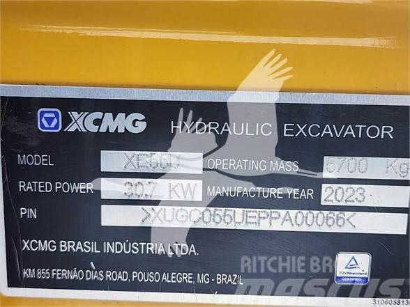 XCMG XE55U Minigraafmachines < 7t