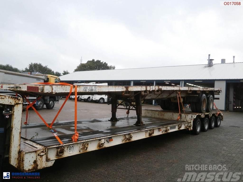  Traylona 2-axle platform trailer 39000KG / Extenda Diepladers