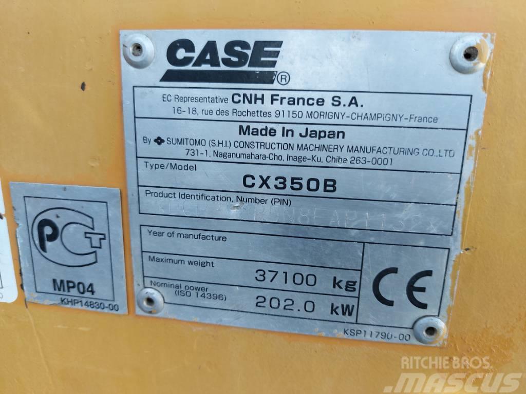 CASE CX 350 B Rupsgraafmachines