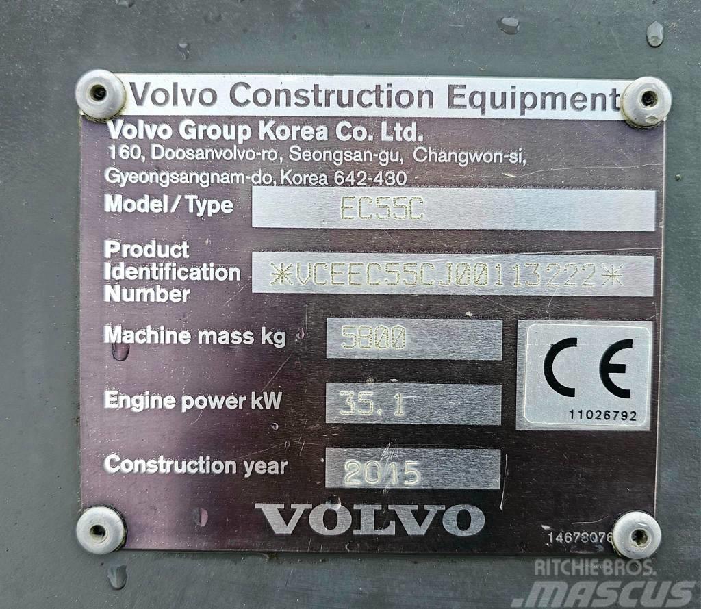 Volvo EC 55 C Minigraafmachines < 7t