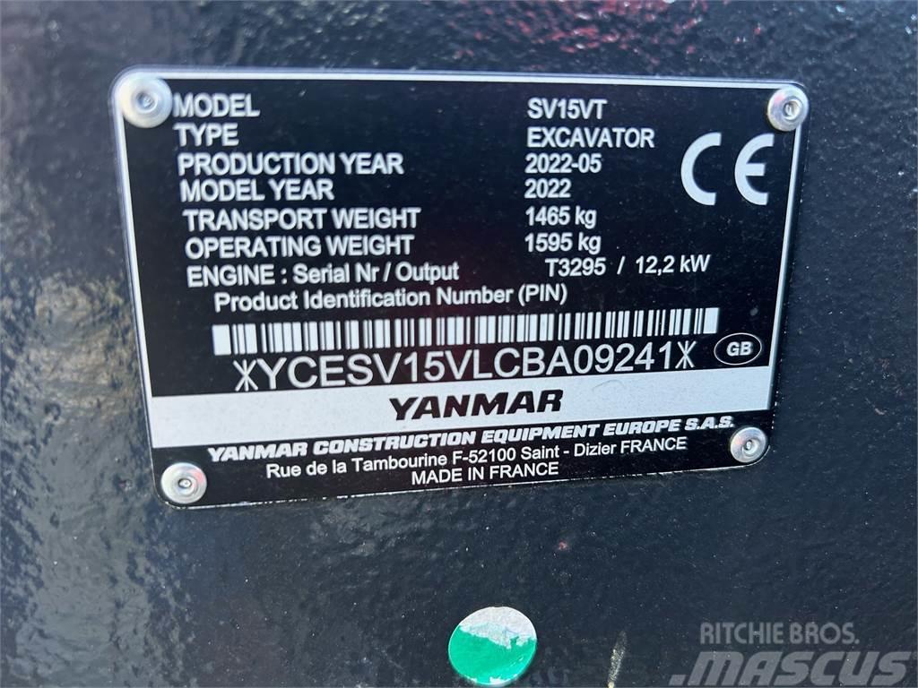 Yanmar SV15VT Midigraafmachines 7t - 12t