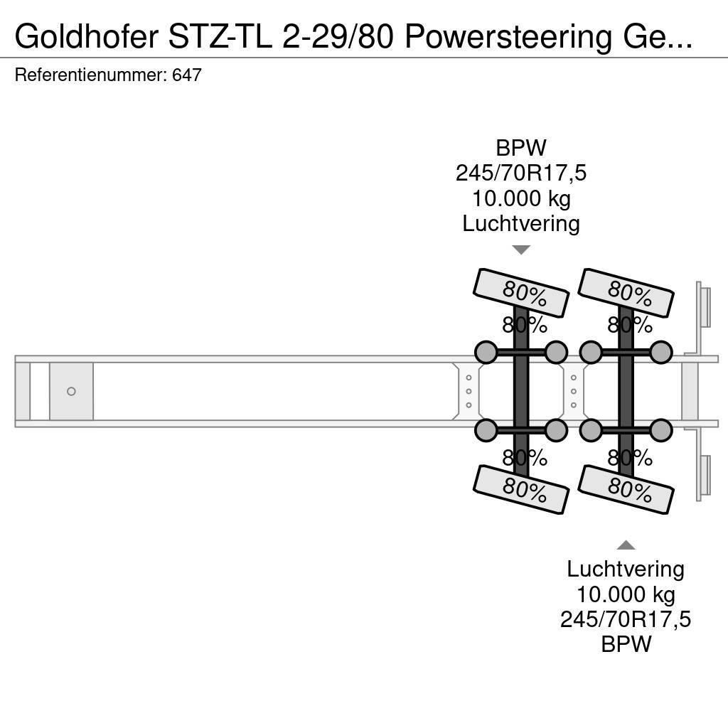 Goldhofer STZ-TL 2-29/80 Powersteering German Trailer! Diepladers