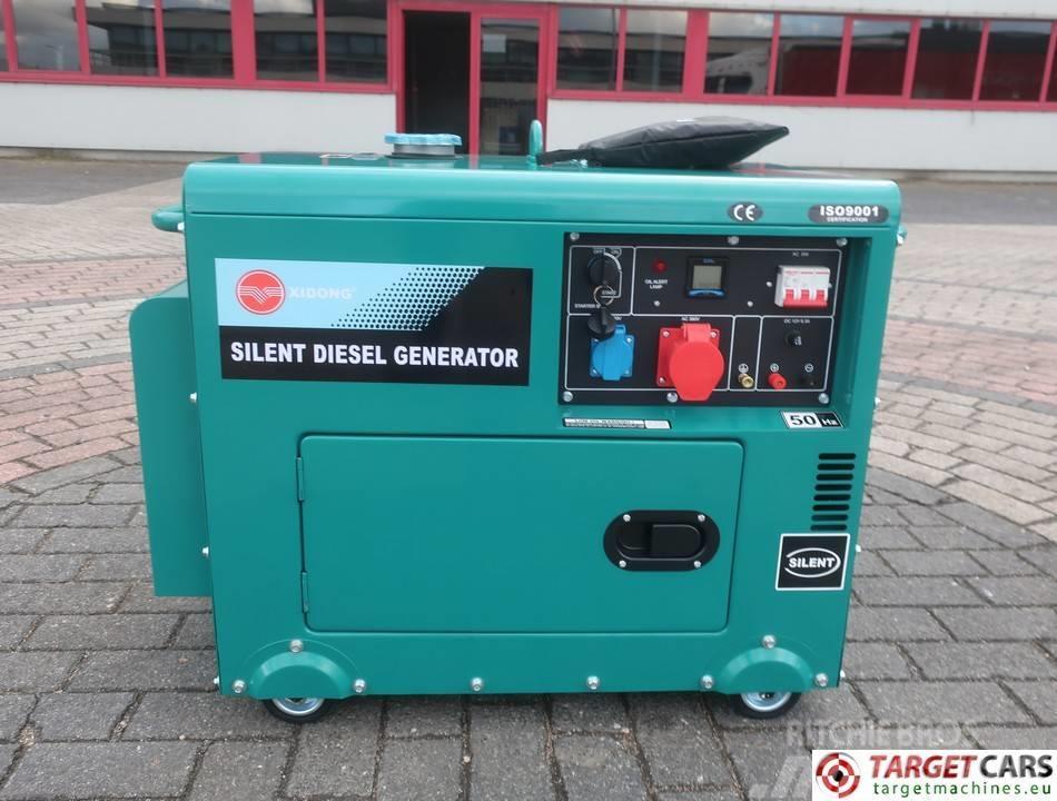  XIDONG 6800T-3 DIESEL 6.2KVA 3-PHASE GENERATOR 220 Diesel generatoren