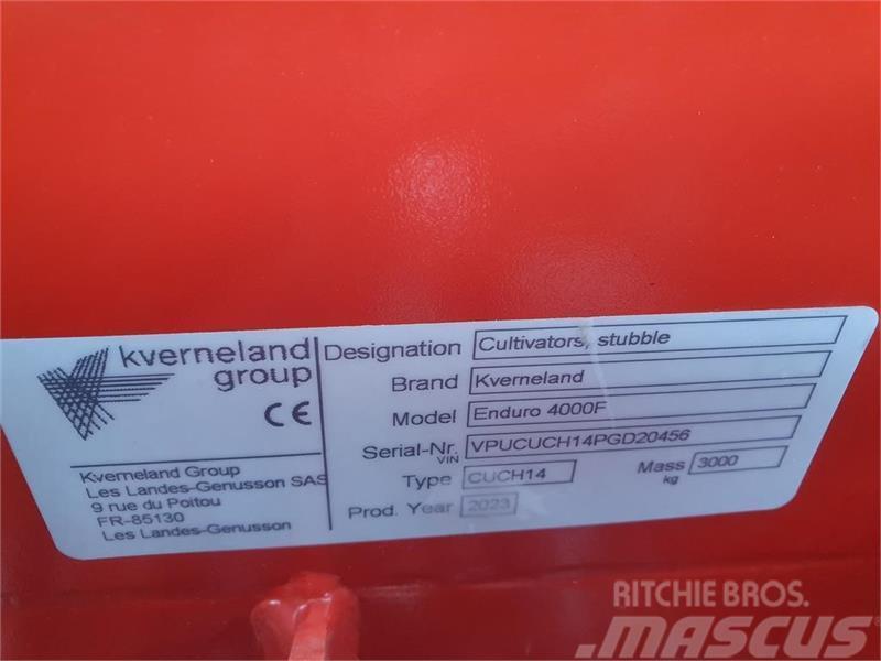 Kverneland Enduro Pro F 4m Foldbar 14 tands. Eggen