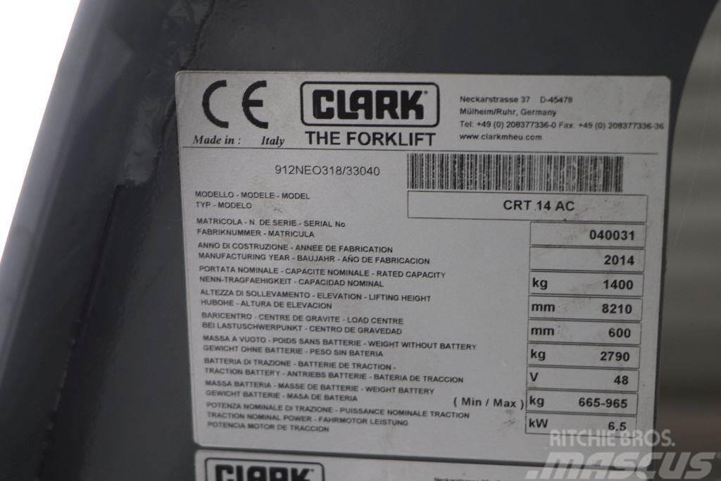 Clark CRT14AC Reachtruck voor hoog niveau