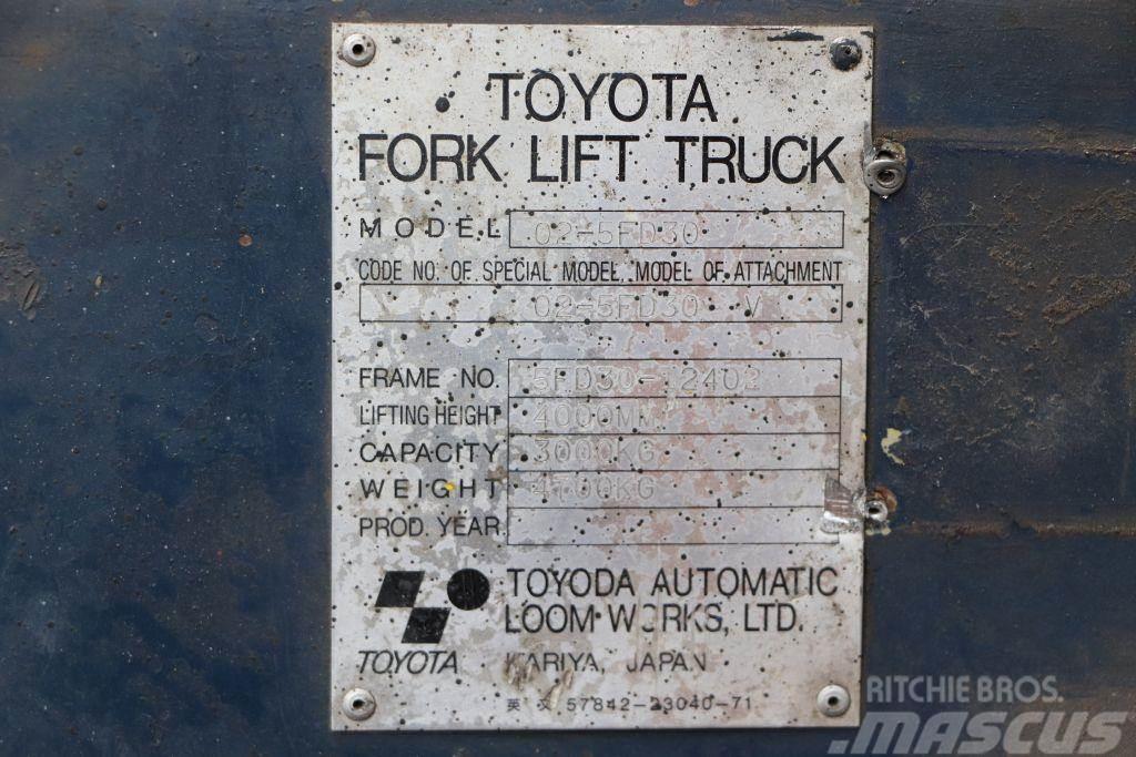 Toyota 02-5FD30 Diesel heftrucks