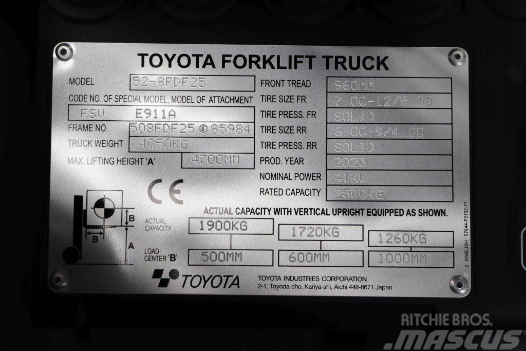 Toyota 52-8FDF25 Diesel heftrucks