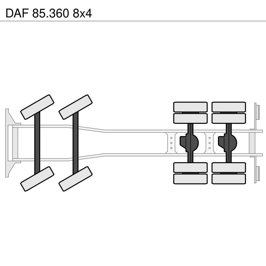 DAF 85.360 8x4 Betonmixers en pompen