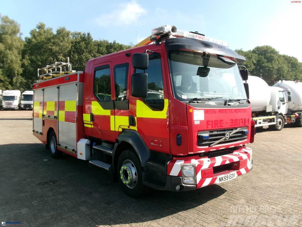 Volvo FL280 4X2 RHD crewcab fire engine + pump & waterta Brandweerwagens