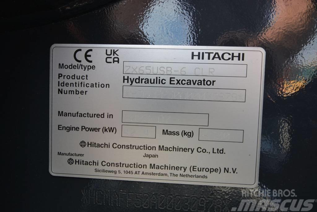 Hitachi ZX 65 USB-6 Minigraafmachines < 7t